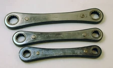 LOT OF 3 CLOSED END RACHET WRENCH 13,14,16,19.21.22mm  (A-5-1-6-10)