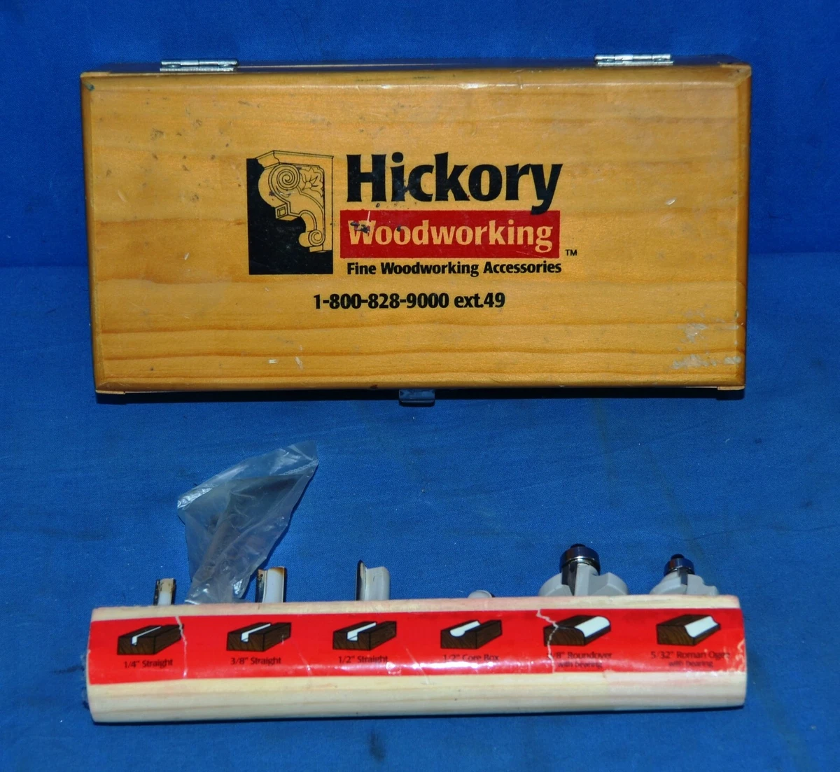 Hickory Woodworking 6 Piece Carbide Starter Set 1 4