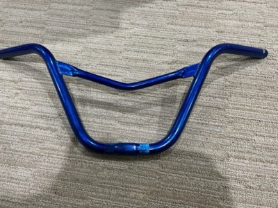 BMX Vintage Bleu Avec Guidon V-bars - Style Old School, Occasion, Couleur Bleu