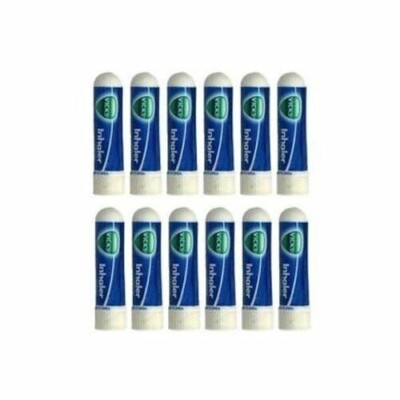 Vicks Keychain Inhaler Relief for Cold Sinus Nasal Congestion- 12 Pcs