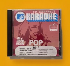 Karaoke: MTV Pop 4: Audio CD  Graphics Various Artists-Excellent 