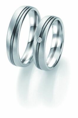 Wedding Rings Breuning Black & White Collection 6321/6322