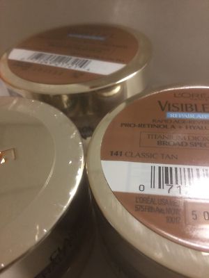 3 X L'Oreal Visible Lift Repair Absolute Age-Reversing Makeup CLASSIC TAN #141.