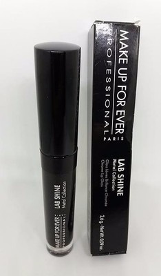 MAKE UP FOR EVER Paris LAB Shine Metal Collection Chrome Lipgloss in M0 Black