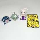 Vintage Pokemon Burger King Kids Meal Toy Lot - Magnemite Spinner, Mew, Poliwag