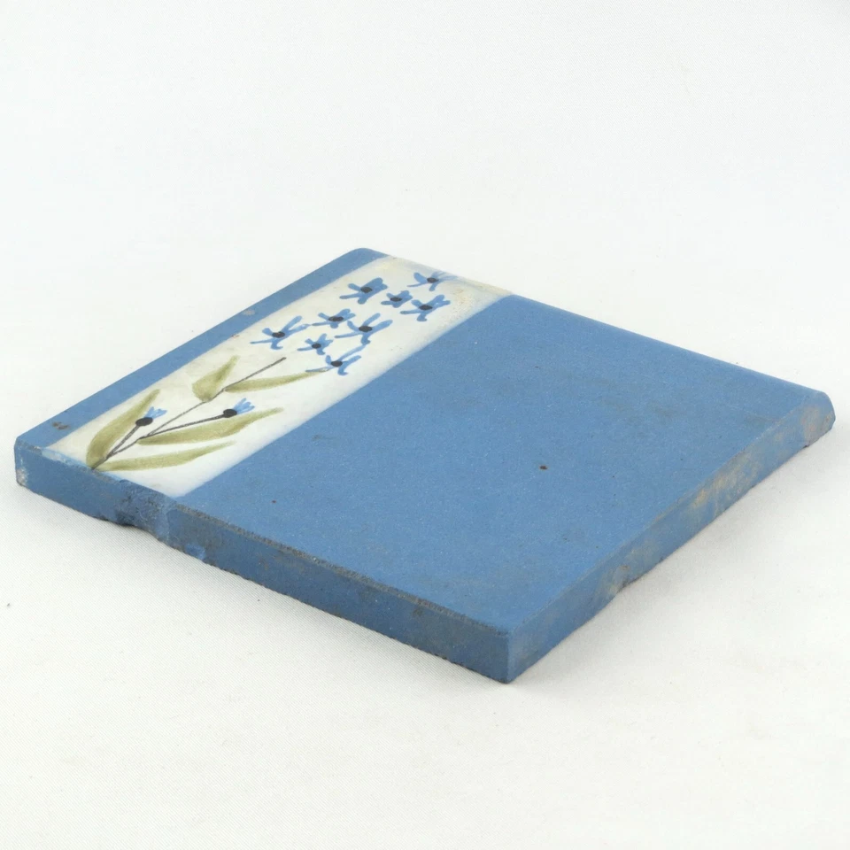 CARREAU Bleu Ancien ROGER CAPRON Céramique VALLAURIS 50, table/blin/picault... - Photo 3/4