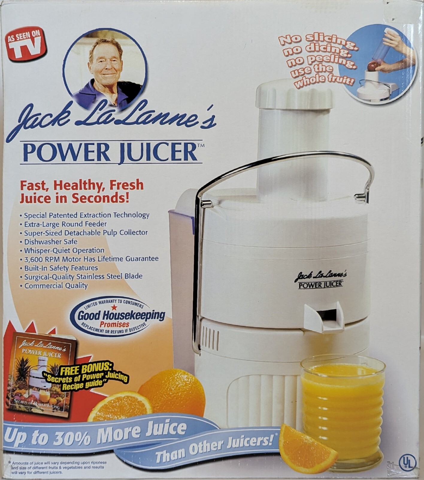 jack lalannes power juicer cl003ap eBay