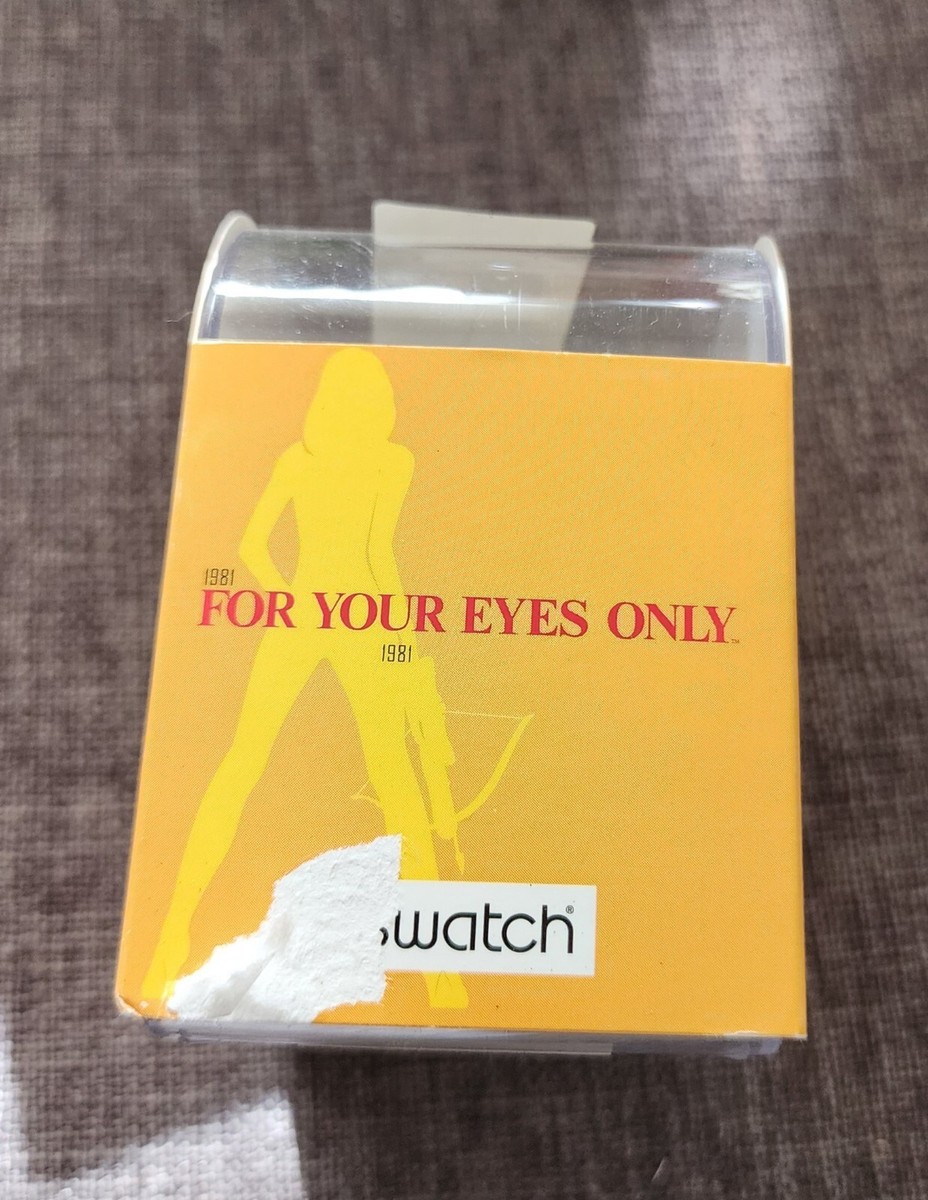 SWATCH 007 James Bond YSG115G Irony Lady For Your Eyes Only VERY RARE NIB! SWATCH 007 James Bond YSG115G Irony Lady For Your Eyes Only  main image 3