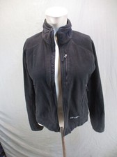 Patagonia Size S Womens Black Full Zip Stand Collar Pocket Fleece Jacket 615
