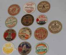 Vintage Milk Bottle Caps  Lot of 13  GA KY  NY  ILL