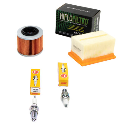 Wartung für BMW F 650 GS Dakar E650G 2004-06 Set Luftfilter Ölfilter Zündkerzen