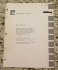 Vintage IBM 1447 Console Systems Reference Library SRL Revision 1964