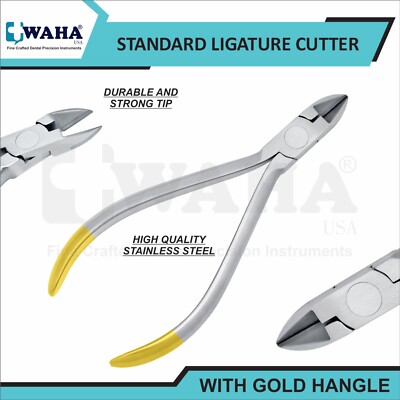 TC Ligature Cutter Plier Dental Orthodontic Instruments Stainless German Grade