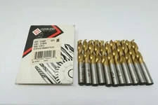 5 pcs CLEVELAND Letter Z Cobalt TiN Coated Parabolic Screw Machine Stub Drills