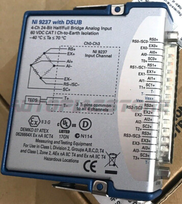 NATIONAL INSTRUMENTS NI 9237 Bridge Analog Input Module NEW~