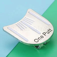 Personalised Alloy Golf Ball Marker Putting Alignment Aiming Tool With Hat Clip