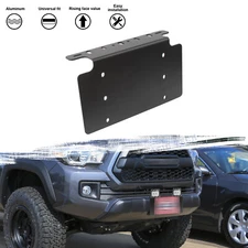 Black Aluminum License Plate Support Holder Bracket For Toyota Tacoma 4Runner