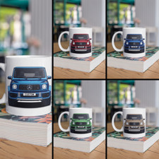 Tazza da caffè personalizzata Mercedes Classe G63 AMG regalo - colore a scelta POSTA VELOCE