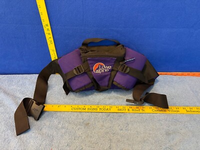 Lowe Alpine Fanny Pack Waist Hip Pack w/ 2 Bottle Holder
