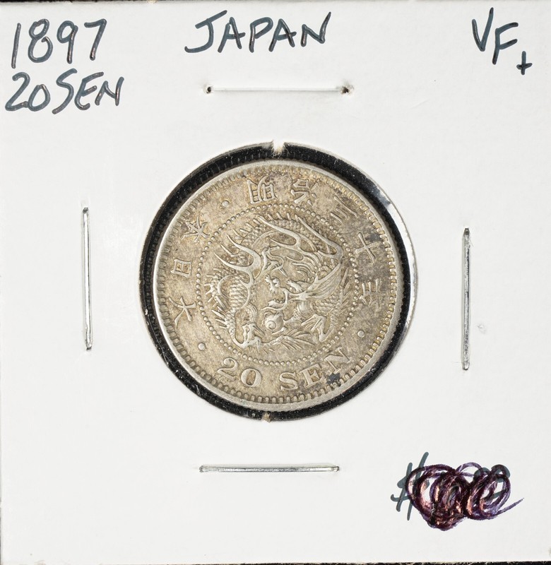 Japan 1897 Yr 30 20Sen Nice toning