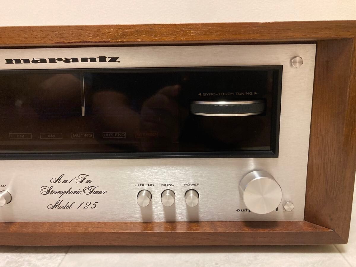MARANTZ MODEL 125 FM/AMチューナー MARANTZ MODEL 125 AM/FM STEREO TUNER VINTAGE Japan MODEL125