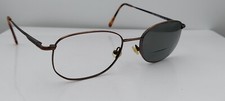 Vintage Cadore Moda Skeet Bronze Oval Sunglasses Italy FRAMES ONLY