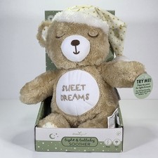 DreamGro Bear Baby Color Changing Light & Lullaby Soother Music Tummy Glows