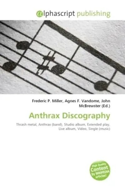 Frederic P. Miller (U. A.) | Anthrax Discography | Taschenbuch | Englisch (2026)-image