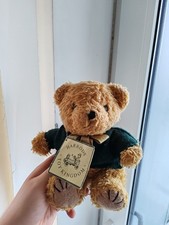 Harrods Knightsbridge Baby Bear Gold (24) soft toy plush 9" vintage new with tag