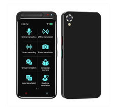 Portable Language Translator Device 138 Languages 4.1" Touch Real Time Offline