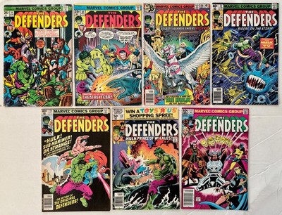 The Defenders 24 30 66 72 78 88 117 - Bronze Age Marvel Comics 1975-83 Lot of 7