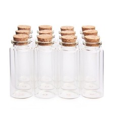 Danmu 30ml 1.18" x 2.75" Potion Bottles,Mini Glass Bottles,Small Glass Jars f...