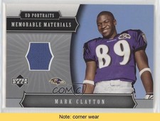 2005 Upper Deck Portraits Memorable Materials Mark Clayton #MM-MA READ 0af