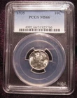 1935 Mercury Dime PCGS MS 66 Blue Label