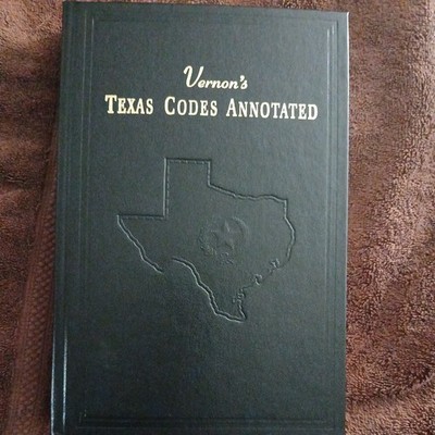 Vernons Texas Codes Annotated Volume 1  & 2 Parks & Wildlife Sections 63.001 