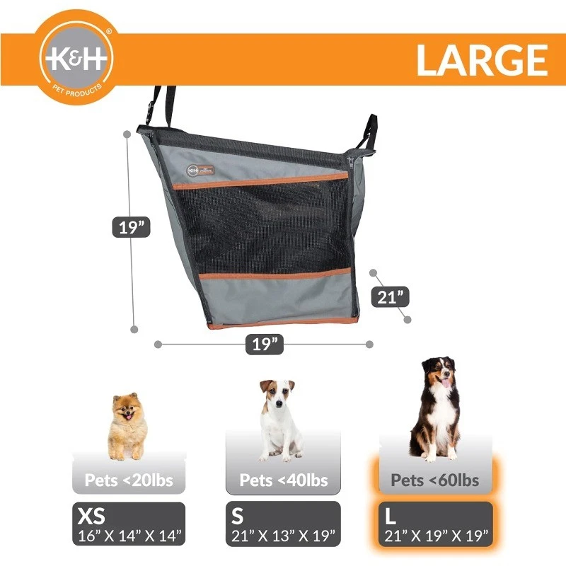 K&H Pet Products Buckle N Go Dog Car Seat for Large Dogs,Waterproof Fabric,Large - Image 2 of 4