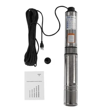 1/2HP 16GPM Submersible Pump,110V Stainless Steel 0.37KW,0.5HP Deep Well Pump
