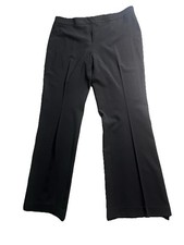 New!! Nine West Dress Pants Barely Bootcut Zip Fly Black Women Size 12