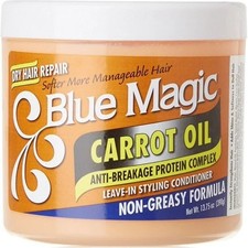 Brand New Blue Magic Carrot Oil Leave-In Styling Conditioner 13.75 oz Pk of 1