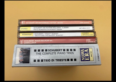LOT (5) CD Schubert Mass Trout Quintet Die Winterreise Complete Piano Trios