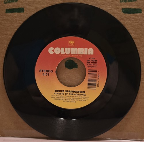 Bruce Springsteen - Streets of Philadelphia - EX - 45RPM - Columbia