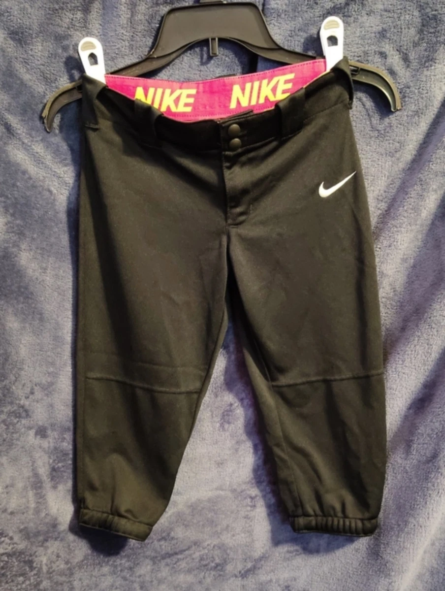 Nike Youth Baseball/Softball Pants Black Size Large (L)