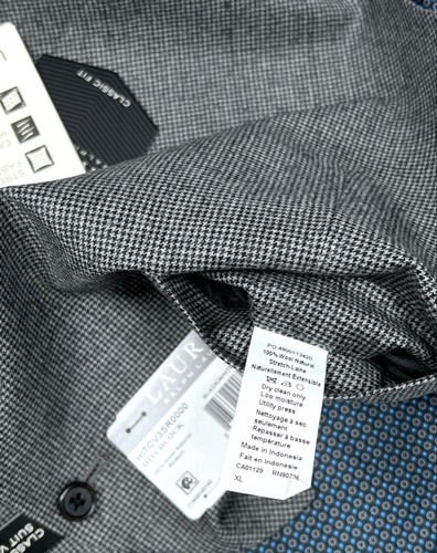 NWT LAUREN Ralph Lauren Gray Houndstooth Vest XL 100% Wool - Afbeelding 3 van 4