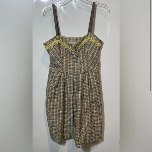 Abito vintage Moschino economico e chic in tweed taglia 10