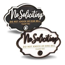 Funny No Soliciting Sign For House Door 2 Pack Humorous Do Not Disturb Door