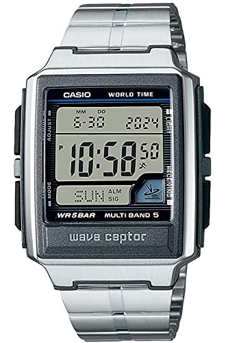 Casio Wave Ceptor WV-59RD-1AJF Atom Funkuhr Weltzeit Jdm Neu-image