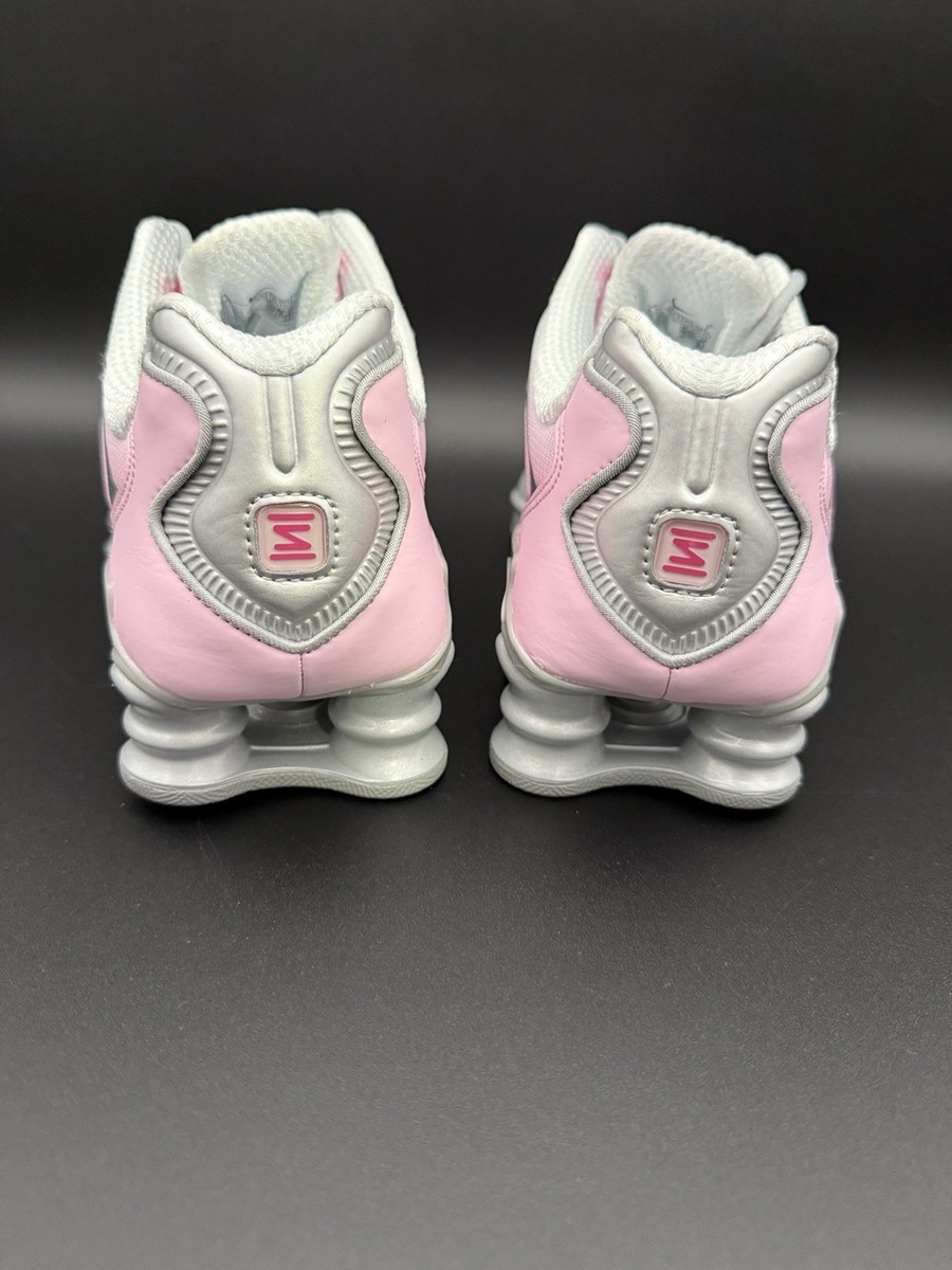 Nike Shox ホワイト/ピンク/シルバー Nike Shox TL Metallic Platinum Pink Foam Pinksicle Womens US12W