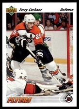 1991-92 Upper Deck Terry Carkner Philadelphia Flyers #204