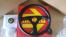 Momo Montecarlo 350mm Leather Steering Wheel Fits Ferrari F348 1989-1994 Momo Montecarlo 350mm Leather Steering Wheel Fits Ferrari F348 1989-1994