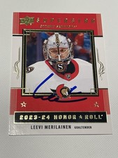Leevi Merilainen Signed Card UD Upper Deck SUPERSTAR Honor Roll JSA COA IP Auto